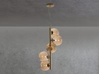 ECO-Light Pendelleuchte 9120-S5 GO Hanglamp G9 Champagne - thumbnail