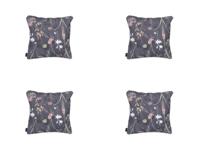 Sierkussen ca. 50x50 cm Donna grey canvas Eco plus natural outdoor finishing (4 stuks) Madison - Madison - thumbnail