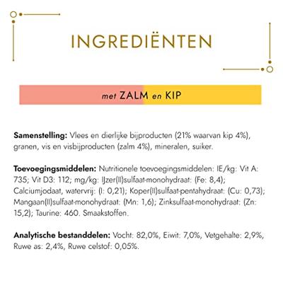 GOURMET GOLD FIJNE HAPJES ZALM / KIP 85 GR - thumbnail