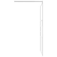 Inloopdouchewand 100x195 cm ESG-glas wit - thumbnail