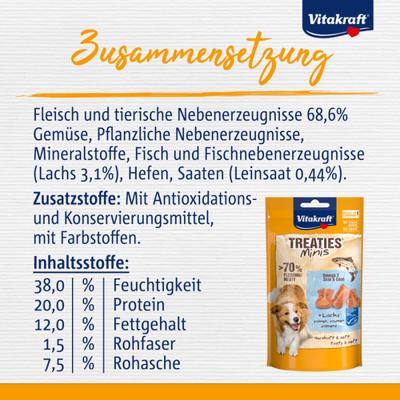 Treaties minis zalm&omega 3 48g - Vitakraft - thumbnail