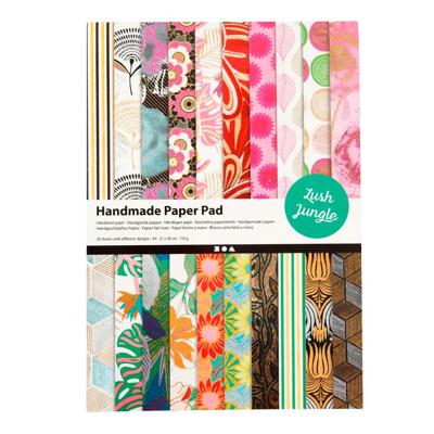 Handgeschept Papier, A4, vel 210x297 mm, 110-150 gr, 20 vel/ 1 doos