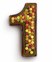 Sareva Cijfer Bakvorm - Siliconen - 1 - Herbruikbaar - thumbnail