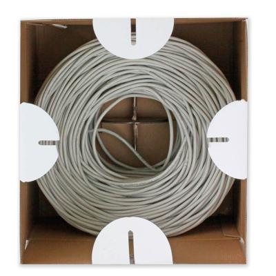 Techly ITP6-CCA-305-GY netwerkkabel Grijs 305 m Cat6 U/UTP (UTP)