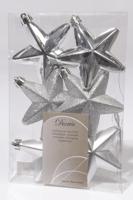 Kersthanger Ster zilver dia7cm 6-dlg - thumbnail