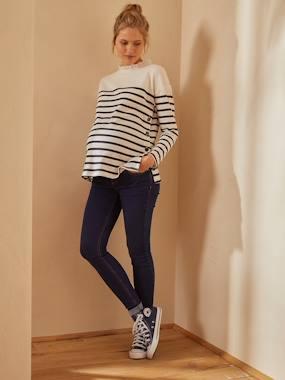 Naadloze skinny zwangerschapsjeans brut cf staal Naadloze skinny zwangerschapsjeans brut cf staal