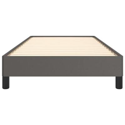 Bedframe kunstleer grijs 100x200 cm