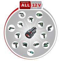 Bosch Home and Garden 060398400D SDS-Quick-Accu-boorhamer 12 V 2.0 Ah Li-ion Incl. accu, Incl. accessoires, Incl. koffer - thumbnail