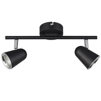 Trio Zwarte plafondspotToulouse 2-lichts - R82122132