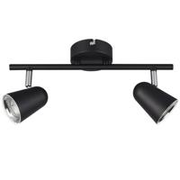Trio Zwarte plafondspotToulouse 2-lichts - R82122132 - thumbnail