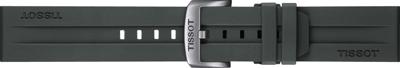 Horlogeband Tissot T603047710 Rubber Grijs 22mm