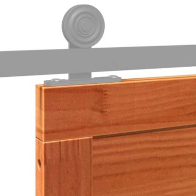 Schuifdeur Wasbruin 90 x 208 cm Massief grenenhout