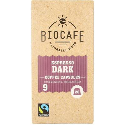 Bio Cafe Koffiecapsules Espresso Dark