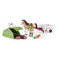 Schleich 42533 Paardenclub Sarah&apos;s Kampeeravontuur - thumbnail