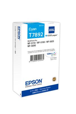 Epson Inktcartridge T7892 XXL Origineel Cyaan C13T789240
