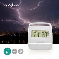 Nedis WEST100WT Thermometer Hygrometer Indoor White - thumbnail