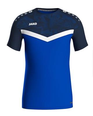 JAKO 6124 T-Shirt Iconic - Royal/Marine - XL