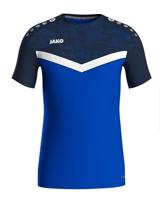 JAKO 6124 T-Shirt Iconic - Royal/Marine - 4XL - thumbnail