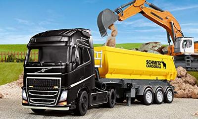 3-assige trailer 1:32 van Siku Control