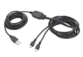 Kabel USB naar micro-USB Trust GXT 222 Zwart