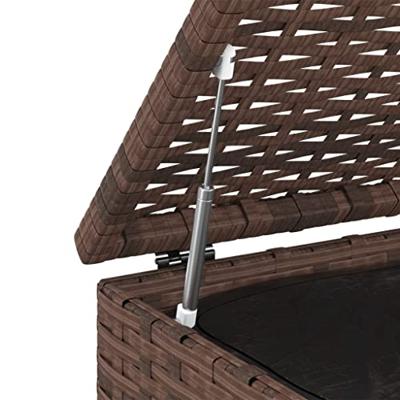 Tuinbox 100x97,5x104 cm polyetheen rattan bruin