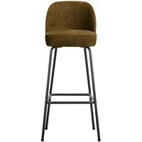 BePureHome Vogue barkruk H80 structure velvet brass - thumbnail