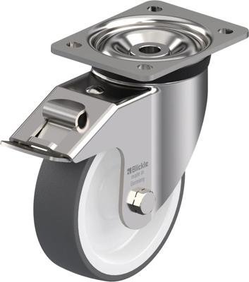 Blickle LKX-POTH 150G-FI Zwenkwiel met rem Wieldiameter: 150 mm Draagvermogen (max.): 500 kg 1 stuk(s)