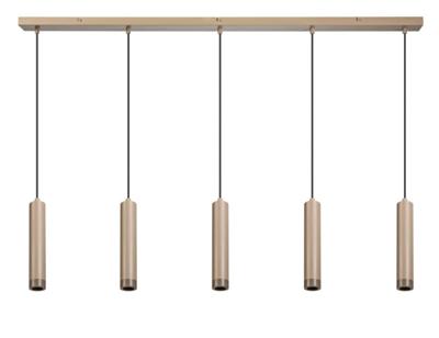 ETH Zandkleurige hanglampMiller Sand 5-lichts - 05-HL4363-59