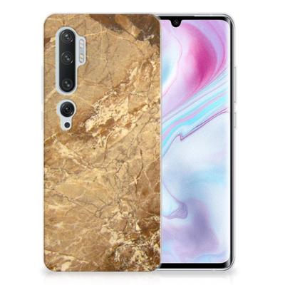 Xiaomi Mi Note 10 Pro | TPU | Siliconen hoesje | Marmer Creme