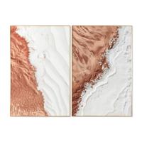 Schilderij Home ESPRIT Aluminium Hout MDF 80 x 3,5 x 120 cm - thumbnail