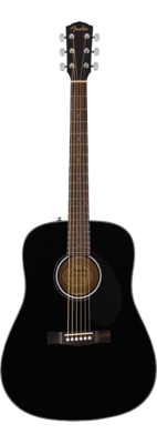 Fender Classic Design CD-60S Black akoestische westerngitaar