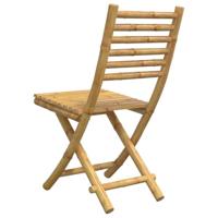 Tuinstoelen 6 st inklapbaar 43x54x88 bamboe - thumbnail