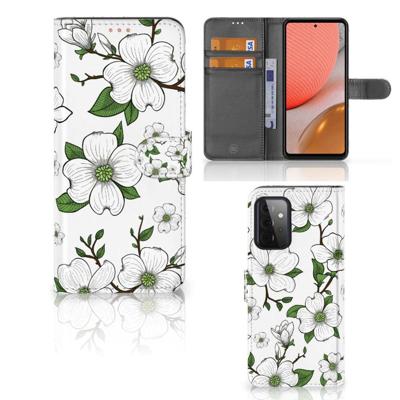 Samsung Galaxy A72 Hoesje Dogwood Flowers Samsung Galaxy A72 Hoesje Dogwood Flowers