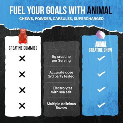Animal Creatine Performance Chews | Universal | 120ct
