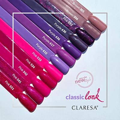 Claresa uv/led gellak 5ml pink 542 classic look
