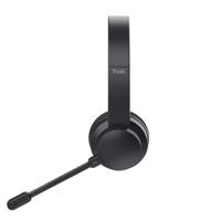 Trust AYDA WIRELESS ENC Headset Zwart - thumbnail