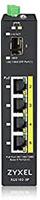 ZyXEL RGS100-5P Unmanaged L2 Gigabit Ethernet (10/100/1000) Power over Ethernet (PoE) Zwart - thumbnail