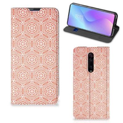 Xiaomi Mi 9T Pro | Hoesje met Magneet | Pattern Orange Xiaomi Mi 9T Pro | Hoesje met Magneet | Pattern Orange