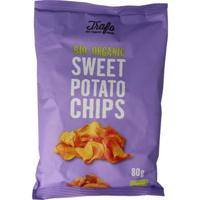 Trafo Chips zoete aardappel bio 80 Gram - thumbnail