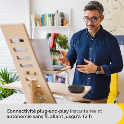 Jabra Speak2 55 UC Conferentietelefoon Bluetooth, USB-A, USB-C Donkergrijs - thumbnail