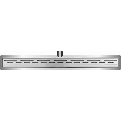 Wiesbaden 3e Generatie Douchegoot met Flens en Rooster - 60x7cm - RVS