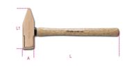 Beta Vonkvrije bankhamers met houten steel 1370BA 1000 - 013700810 - thumbnail