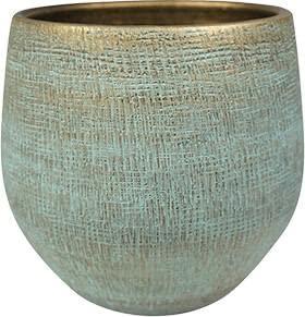 Bloempot Ryan Shiny Blue Ø31cm