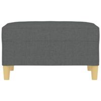 Voetenbank 70x55x41 cm stof donkergrijs - thumbnail
