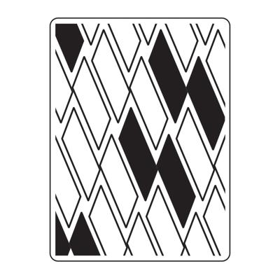 Vaessen Creative • embossing folder rechthoek