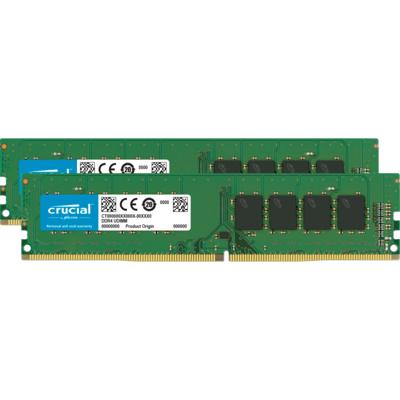 Crucial CT2K16G4DFRA32A Werkgeheugenset voor PC DDR4 32 GB 2 x 16 GB 3200 MHz 288-pins DIMM CL22 CT2K16G4DFRA32A Crucial CT2K16G4DFRA32A Werkgeheugenset voor PC DDR4 32 GB 2 x 16 GB 3200 MHz 288-pins DIMM CL22 CT2K16G4DFRA32A