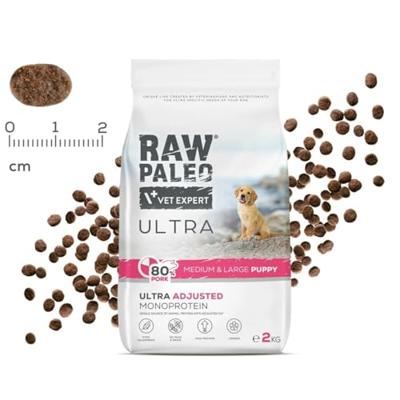 VETEXPERT Raw Paleo Ultra Pork Medium & Large Puppy Varken 2 kg - Merk: VETEXPERT - EAN: 5902414211858