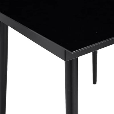 5-delige Tuinset met kussens poly rattan glas bruin - thumbnail