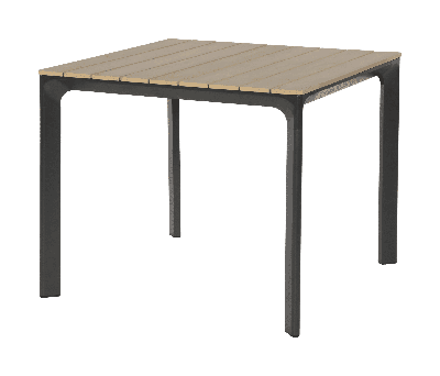 Arezzo tuintafel vierkant polywood Arezzo tuintafel vierkant polywood