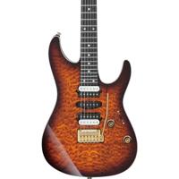 Ibanez Premium AZ47P1QM Dragon Eye Burst elektrische gitaar met gigbag - thumbnail
